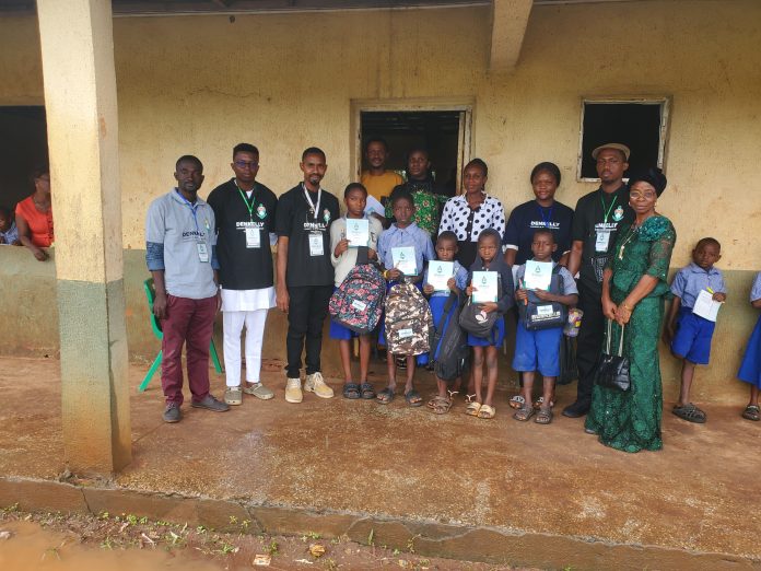 Denkelly Foundation empowering pupils of Obika Primary School, Ime-Obi Agbor, Delta State